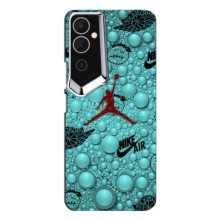 Силиконовый Чехол Nike Air Jordan на Техно Пова 4 (Джордан Найк)