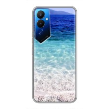 Силіконовий чохол з КАРТИНКАМИ літо для Tecno POVA 4 (LG7n) (AlphaPrint) (Море)