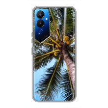 Силиконовый чехол с КАРТИНКАМИ лето для Tecno POVA 4 (LG7n) (AlphaPrint) (Пальма)
