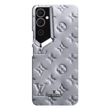 Текстурный Чехол Louis Vuitton для Техно Пова 4 – Белый ЛВ