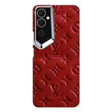 Текстурний Чохол Louis Vuitton для Техно Пова 4 – Червоний ЛВ