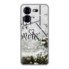 Новогодние, Праздничные Чехлы для Tecno Pova 5 Pro - 2024 год – Let it snow