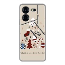 Різдвяні Чохли для Tecno Pova 5 Pro (VPrint) (Merry Christmas)