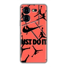 Силиконовый Чехол Nike Air Jordan на Пова 5 Про – Just Do It