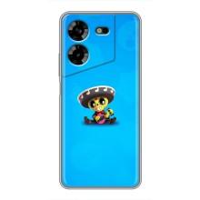 Бампер (ТПУ) з принтом Brawl Stars на Техно Пова 5 (Поко)