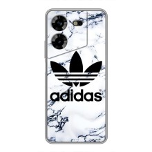 Чехлы Адидас для Tecno POVA 5 (LG7n) (AlphaPrint) (Адидас на мраморе)