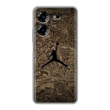 Чехлы для Tecno POVA 5 (LG7n) - с картинкой JORDAN (AlphaPrint) (Logo Jordan)