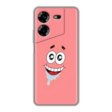 Чехлы с Патриком на Tecno POVA 5 (LG7n) (Мордочка Патрика)