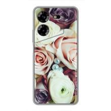 Чохли з принтом Троянд для Tecno POVA 5 (LG7n) (Букет Троянд)