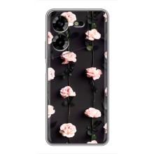 Чохли з принтом Троянд для Tecno POVA 5 (LG7n) (Троянди)