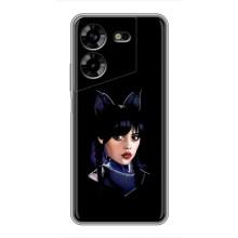 Чохол з картинкою Венсдей на Tecno POVA 5 (LG7n) (Мила Венсдей)