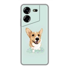 Чехлы с собаками для Tecno POVA 5 (LG7n) (VPrint) (Корги)