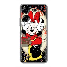 Чехол Disney Mouse Tecno POVA 5 (LG7n) (PREMIUMPrint) (Минни peace)