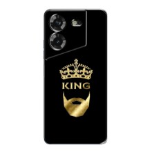 Чехол (Корона на чёрном фоне) для Техно Пова 5 – KING
