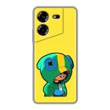 Чохол Бравл Старс для Tecno POVA 5 (LG7n) (Леон (LEON))