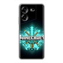 Чохол майнкрафт для Tecno POVA 5 (LG7n) (MineCraft 2)