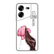 Чехол с печатью для Tecno POVA 5 (LG7n) - (Мода) (AlphaPrint) (Коронавирус)