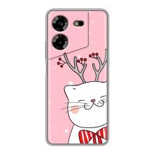 Чохол на тематику: Коти для Tecno POVA 5 (LG7n) (Зимовий кіт)