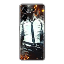 Силиконовый чехол с картинкой "Герой Pubg" на Tecno POVA 5 (LG7n) – Man Пубг