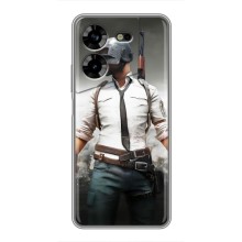 Чехол PUBG для Техно ПОВА 5 (AlphaPrint) (Пабг мен)