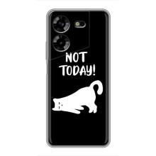 Бампер з зображенням Котиків для Техно Пова 5 (Not Today)