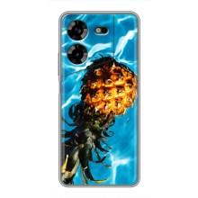 Чохол з зображенням смачної їжі для Tecno POVA 5 (LG7n) (Ананас)