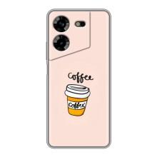 Чохол з зображенням смачної їжі для Tecno POVA 5 (LG7n) (Кружка Кави)