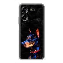 Бампер для Tecno POVA 5 (LG7n) з картинкою "Песики" (Собака Мопсік)