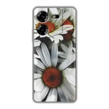 Чохол з ромашками на Tecno POVA 5 (LG7n) (Квіти Ромашки)