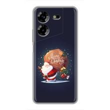 Чохол Санта Клаус для Tecno POVA 5 (LG7n) (Подарунки від Санти)