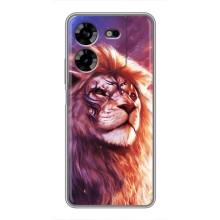 Чехол со Львом для Tecno POVA 5 (LG7n) (VPrint) (Красочный Лев)