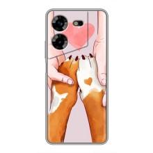 Чохол (ТПУ) Милі песики для Tecno POVA 5 (LG7n) (Любов до собак)