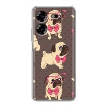 Чохол (ТПУ) Милі песики для Tecno POVA 5 (LG7n) (Песик Мопсікі)