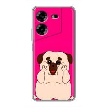 Чохол (ТПУ) Милі песики для Tecno POVA 5 (LG7n) (Веселий Мопсік)