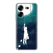 Чохол (ТПУ) з планетами на Tecno POVA 5 (LG7n) (To The moon)