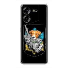 Чохол з принтом для Tecno POVA 5 (LG7n) (Патрон Воїн)