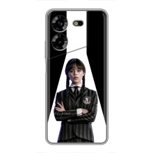 Чехлы Венсдей на Tecno POVA 5 (LG7n) Уэнсдей (AlphaPrint) (W-Wednesday)
