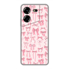 Чехол банты для Tecno POVA 5 (LG7n) – Фон бантики