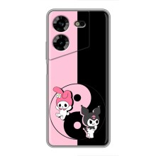 Чехол с кроликом Куроми на Tecno POVA 5 (LG7n) (Куроми Инь Янь)