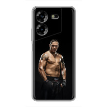 Чехол с картинкой Александр Усик для Tecno POVA 5 (LG7n) – Усик на черном
