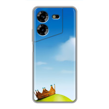 Чехол с мультфильмом Шрек на Tecno POVA 5 (LG7n) – Голова Шрека