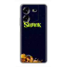 Чехол с мультфильмом Шрек на Tecno POVA 5 (LG7n) – Шрек лого