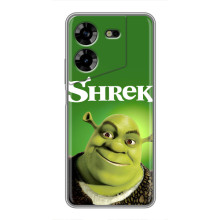 Чехол с мультфильмом Шрек на Tecno POVA 5 (LG7n) – Шрек