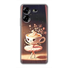 Чехол с мемом Тралалело тралала на Tecno POVA 5 (LG7n) (Балерина капучина)