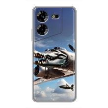 Чехол с мемом Тралалело тралала на Tecno POVA 5 (LG7n) (Бомбардиро крокодило)