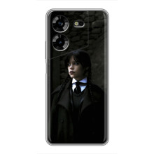 Чехол с дизайном Венздей 2 на Tecno POVA 5 (LG7n) – Уэнсдей в костюме