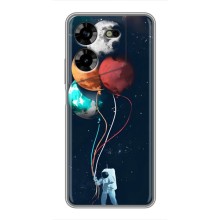 Космические Чехлы для Техно ПОВА 5 (VPrint) (Планеты шарики)
