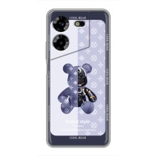 Крутые Чехлы Луи Виттон для Tecno POVA 5 (LG7n) (AlphaPrint) (Медвежонок LV)