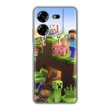 Чохли для Tecno POVA 5 (LG7n) (Персонажі МайнКрафт) (Майн-крафт)