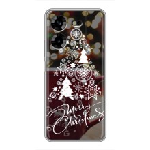 Рождественские Чехлы для Tecno POVA 5 (LG7n) (VPrint) (Елочка узорная)